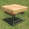 Gabion bench seat